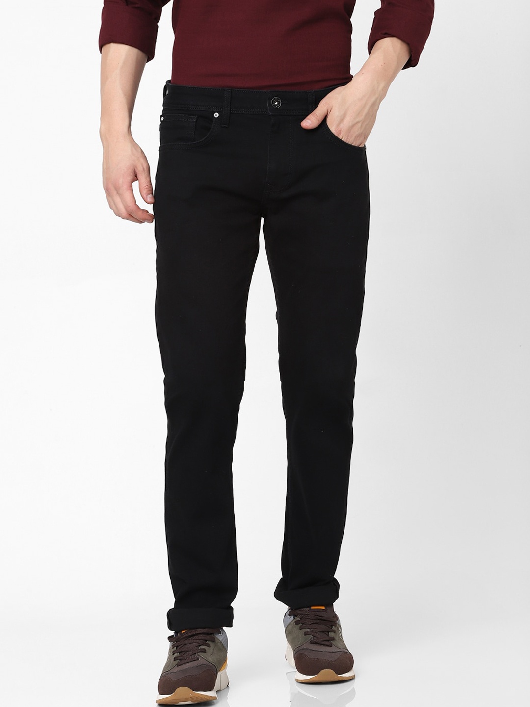 

Celio Men Black Slim Fit Cotton Stretchable Jeans