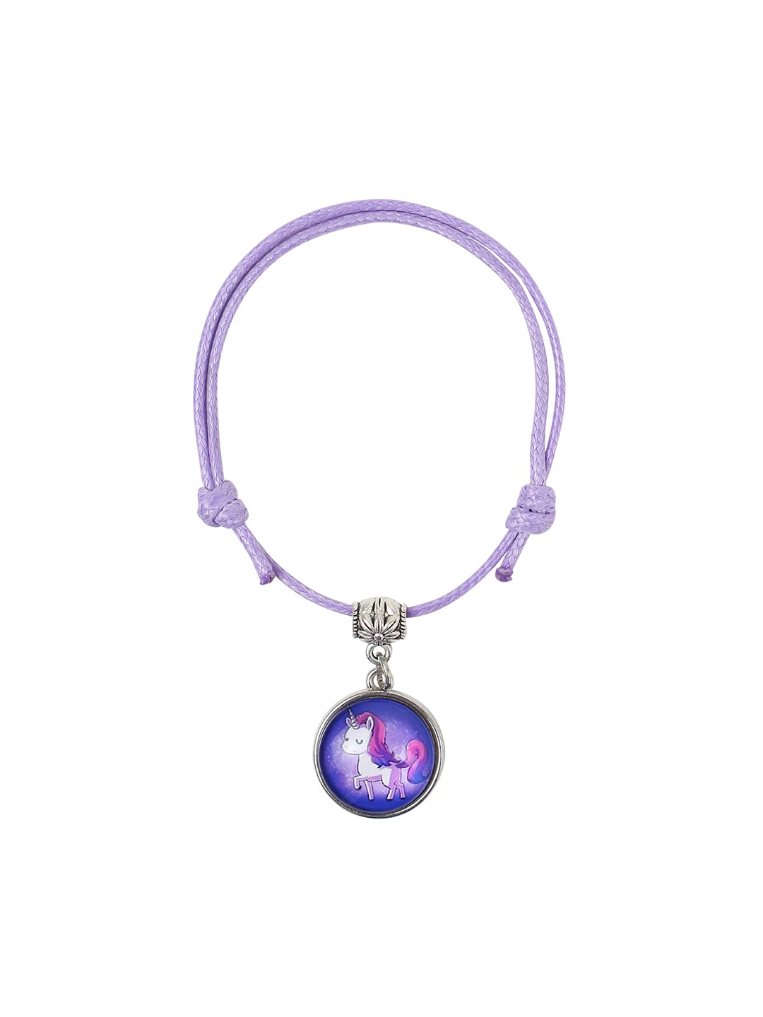 

Arendelle Girls Purple Unicorn Charm Bracelet