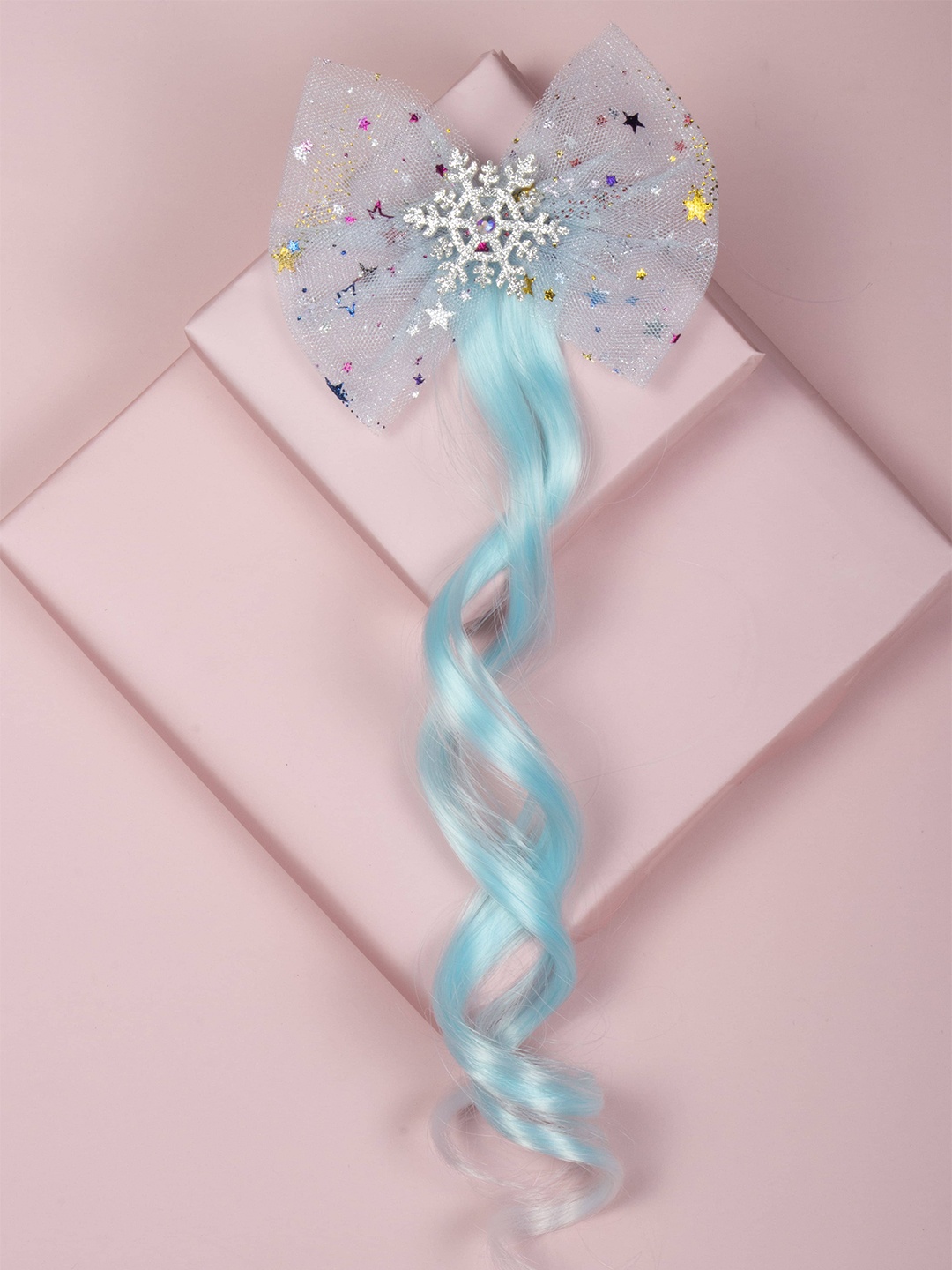 

Arendelle Girls Blue & Yellow Embellished Alligator Hair Clip