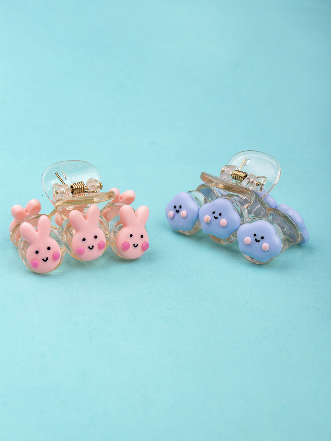 

Arendelle Girls Blue & Pink Set of 2 Claw Clips