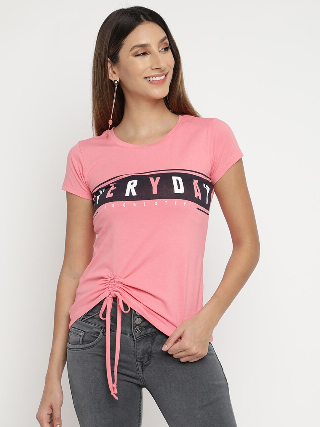 

V2 Value & Variety Pink Print Top