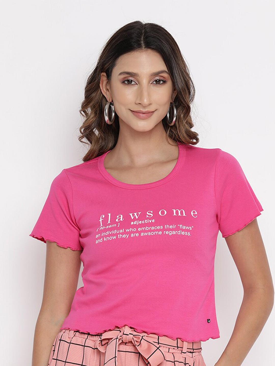

V2 Value & Variety Pink Print Top