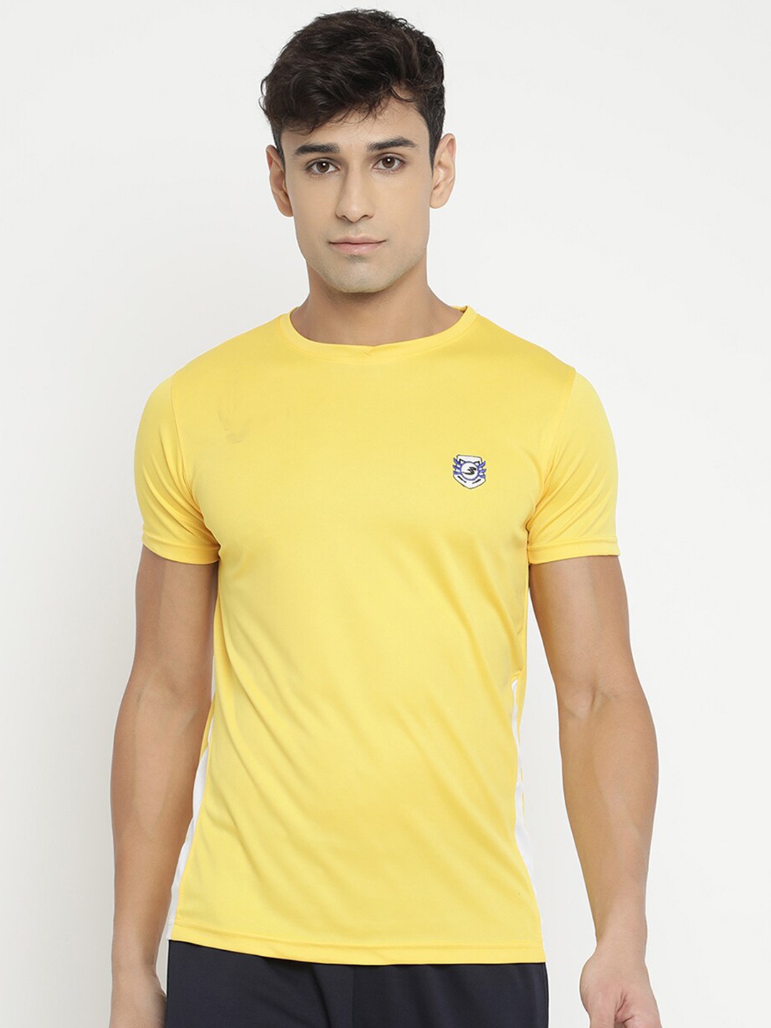 

V2 Value & Variety Men Yellow T-shirt