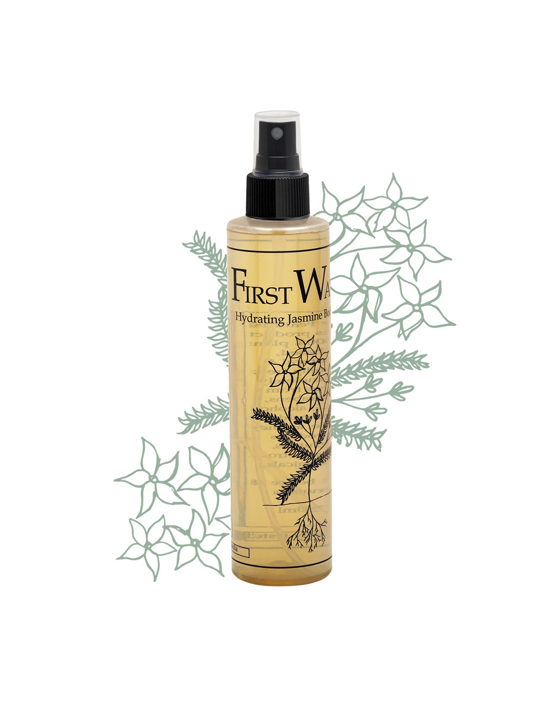 

FIRST WATER Hydrating Jasmine Body Mist - Vegan - 250 ml, Beige