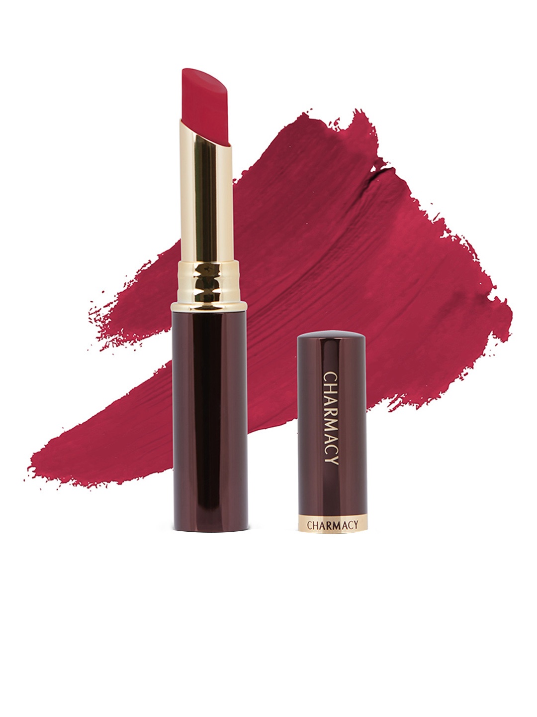 

Charmacy Milano Waterproof & SmudgeProof Vegan Longstay Matte Lipstick - Wild Night 66, Pink