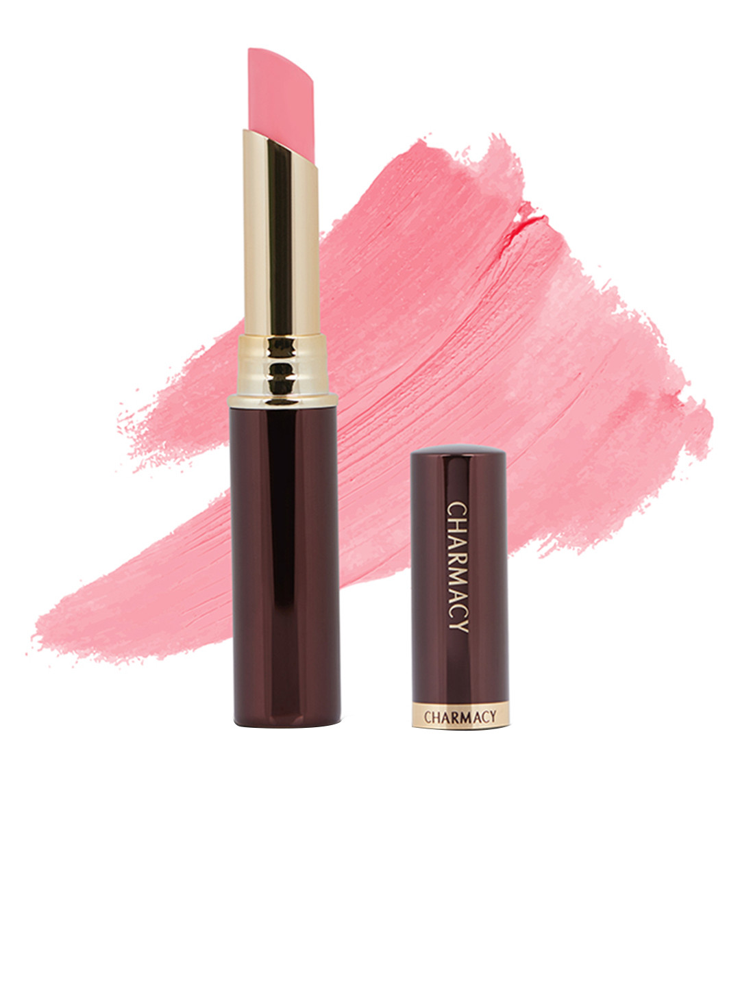 

Charmacy Milano Waterproof & SmudgeProof Vegan Longstay Matte Lipstick - Crime Time 62, Pink