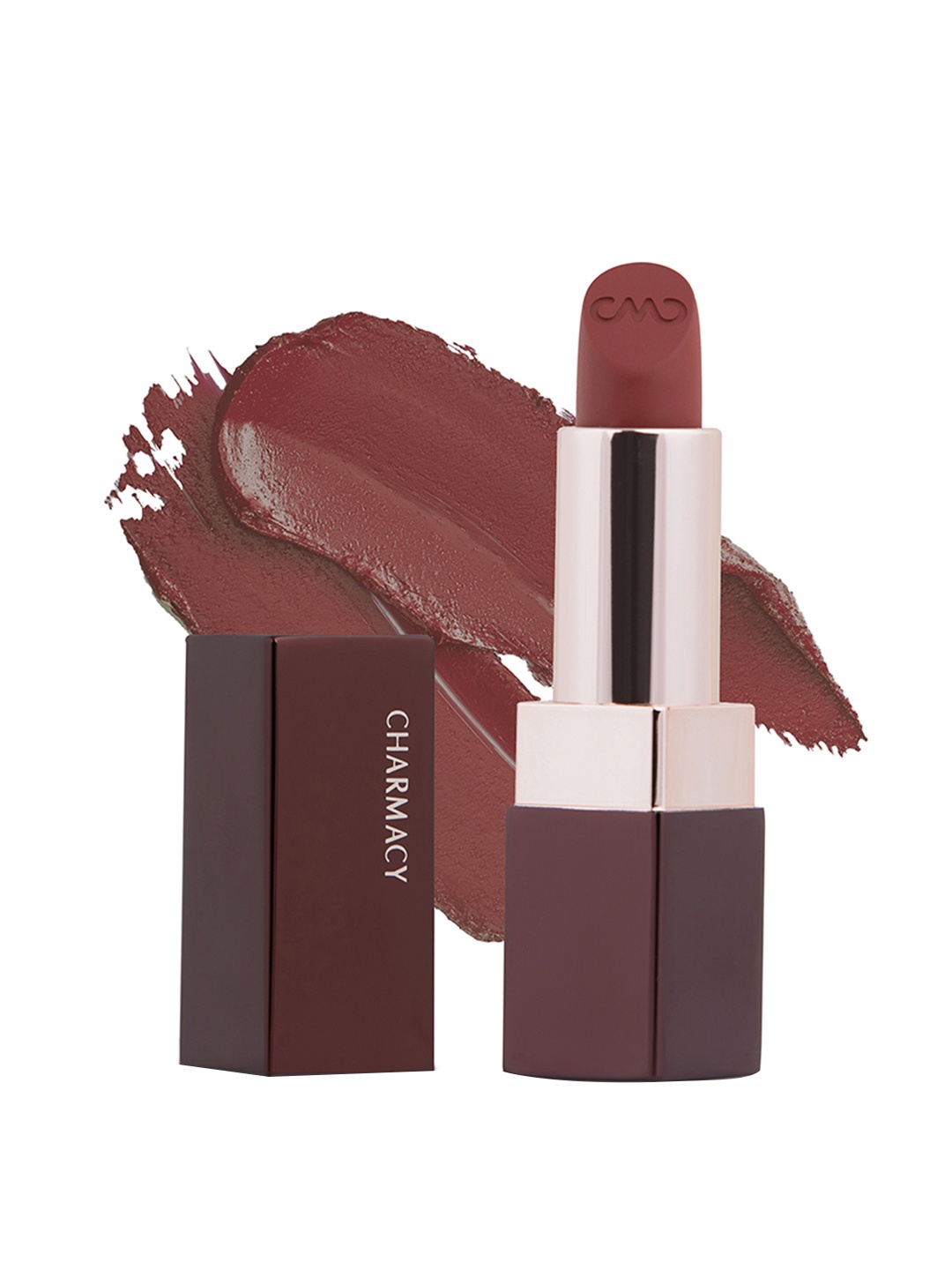 

Charmacy Milano Soft Satin Matte High-Coverage Hydrating Lipstick 3.8g - Fuzzy Wuzzy 59, Brown