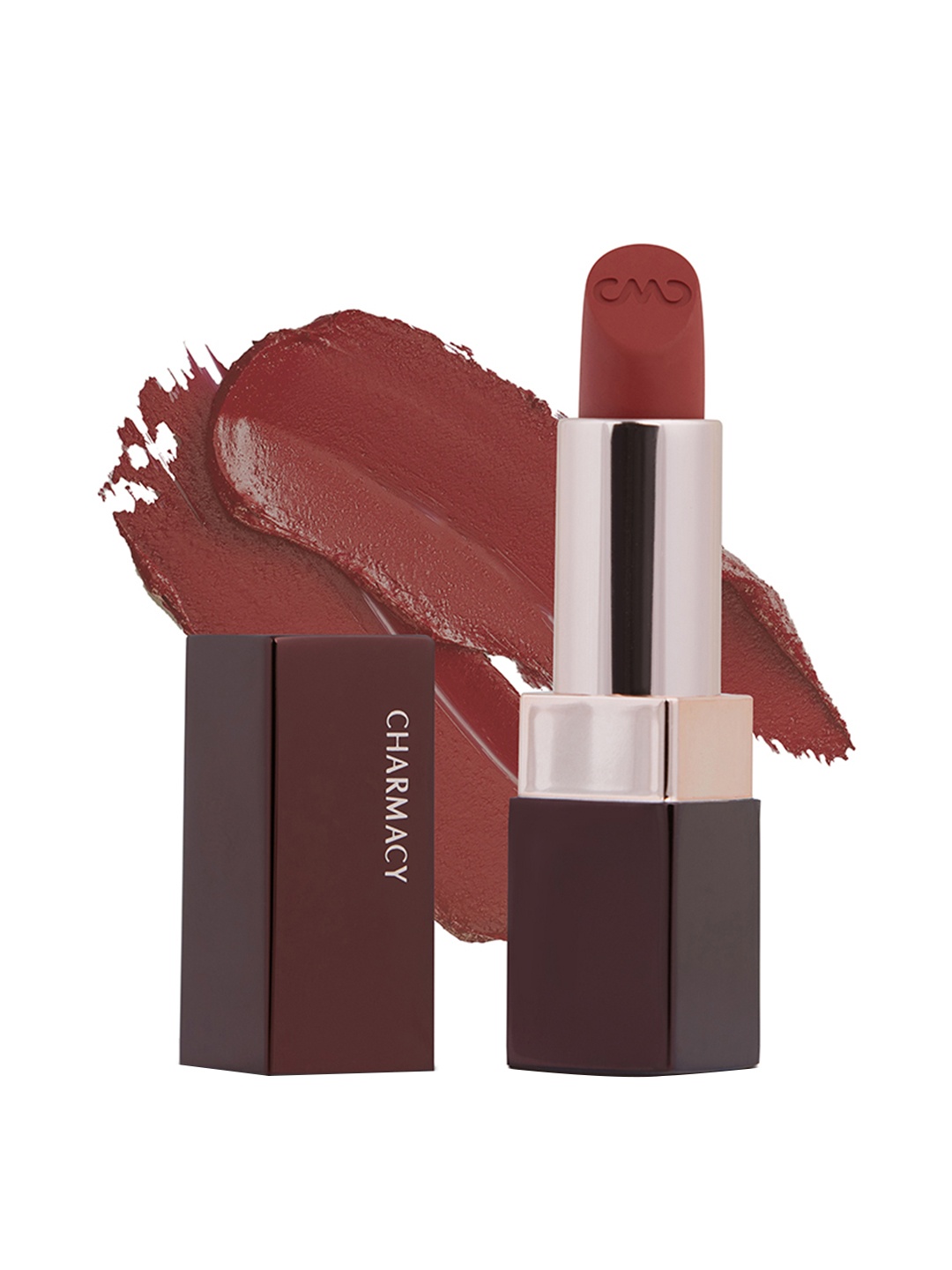 

Charmacy Milano Soft Satin Matte High-Coverage Hydrating Lipstick 3.8g - Smokey Topaz 58, Brown