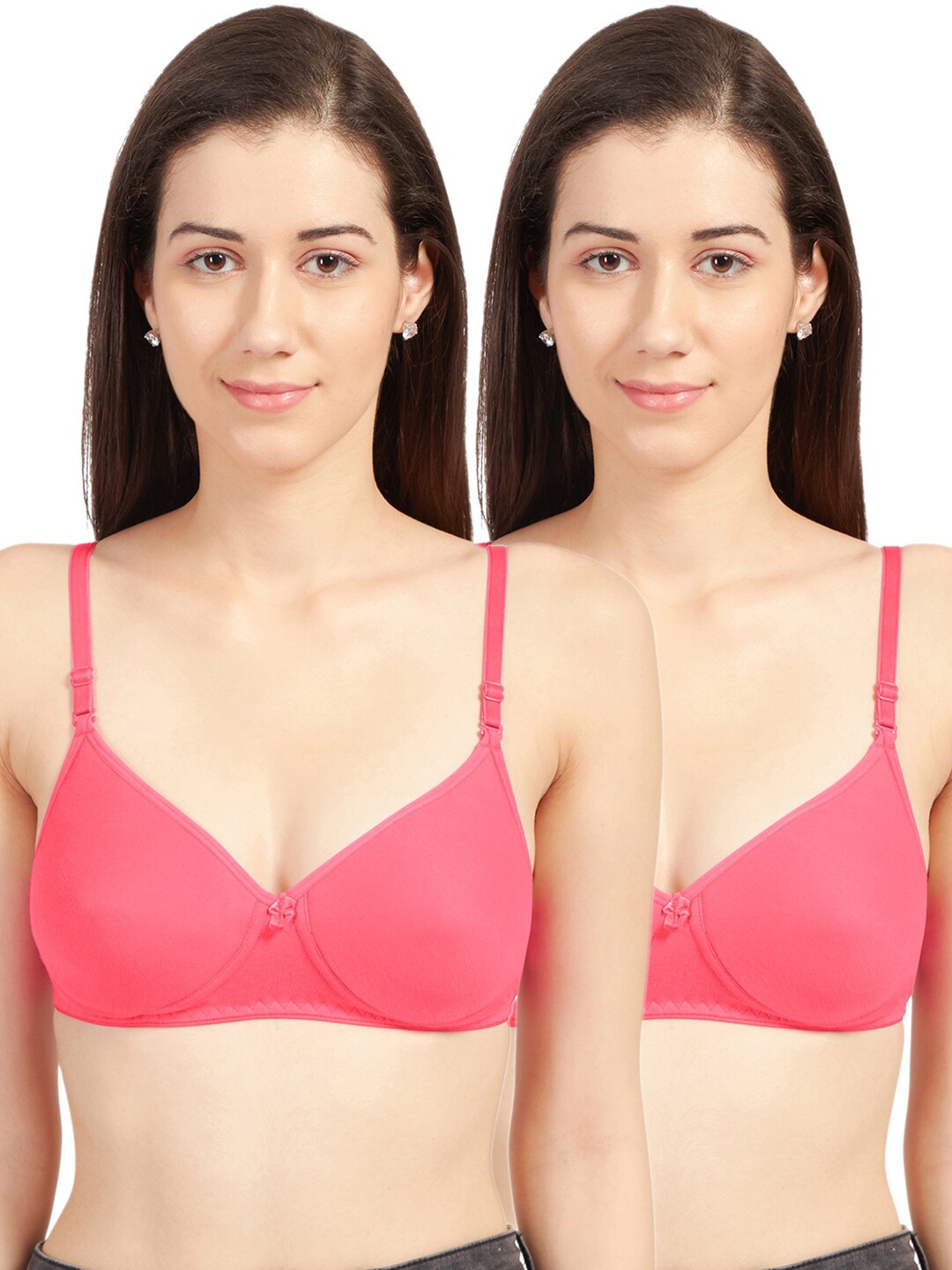 

Sonari Coral Pack Of 2 Lightly Padded T-shirt Bra