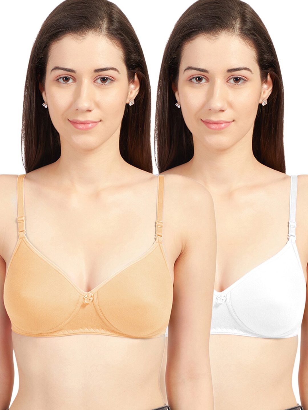 

Sonari Set Of 2 Beige & White Bra Lightly Padded