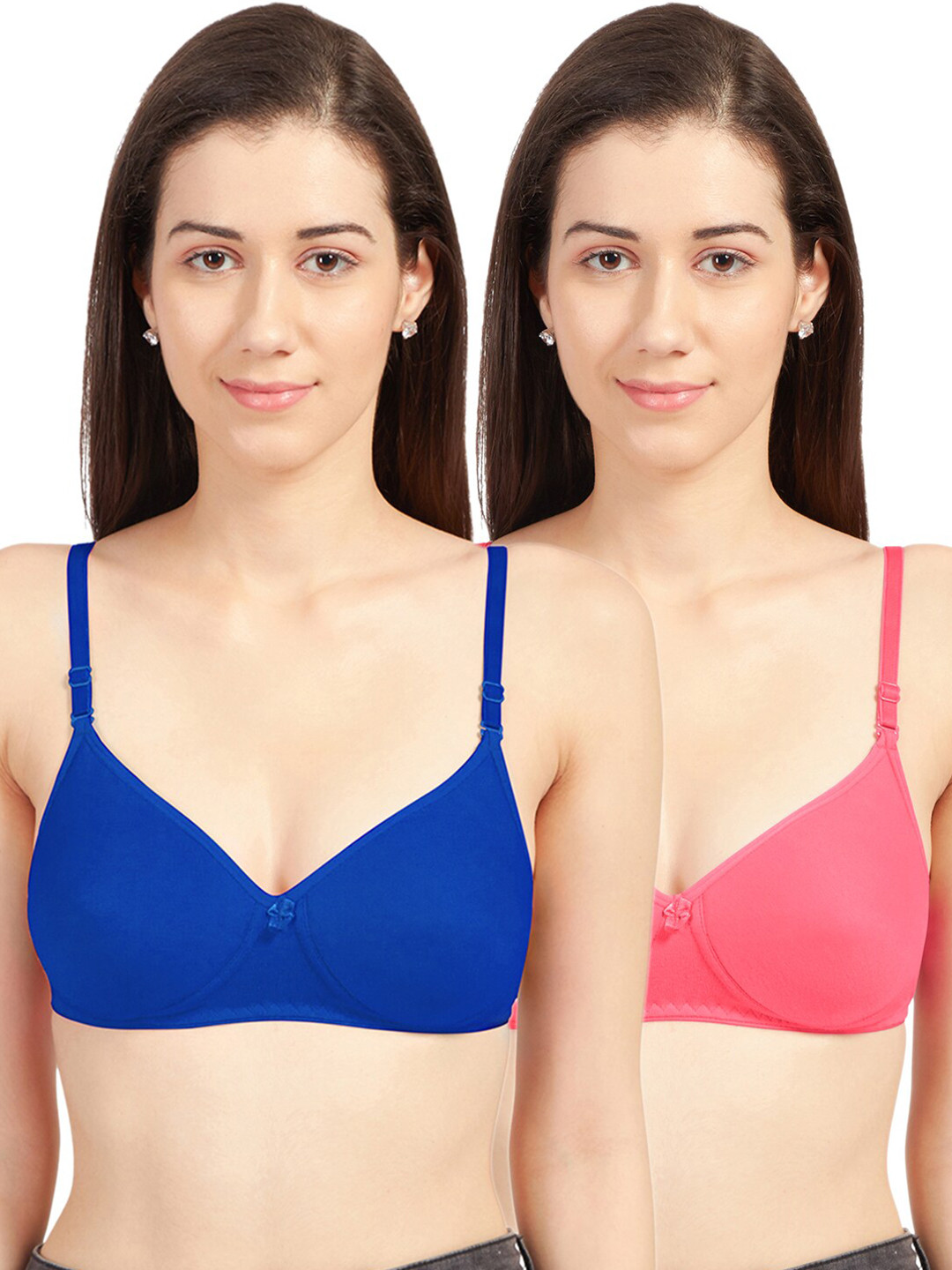 

Sonari Pack Of 2 Assorted T-shirt Bra Lightly Padded