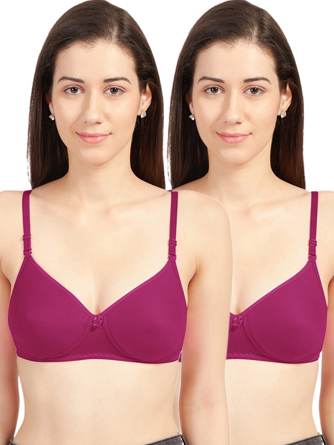 

Sonari Pack Of 2 Pink Bra Lightly Padded