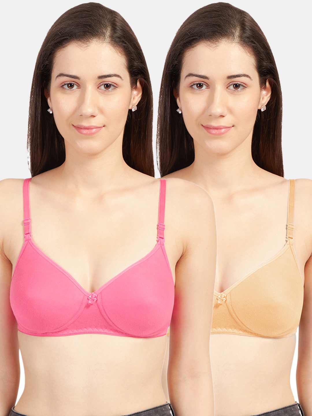 

Sonari Pack of 2 Assorted Bra Lightly Padded 0015fushiaskin30B