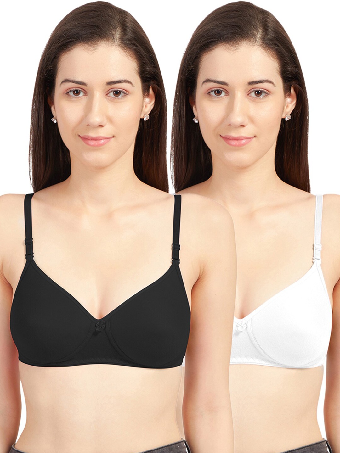 

Sonari Pack Of 2 Assorted T-shirt Bra Lightly Padded