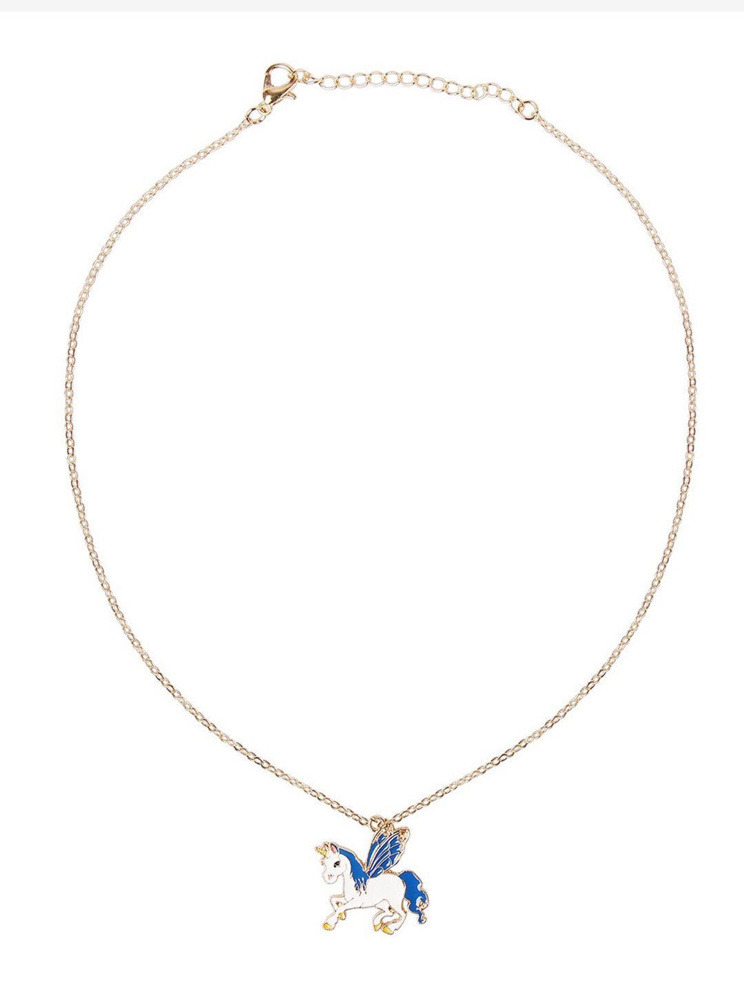 

Arendelle Blue & Gold-Toned Pendant With Chain