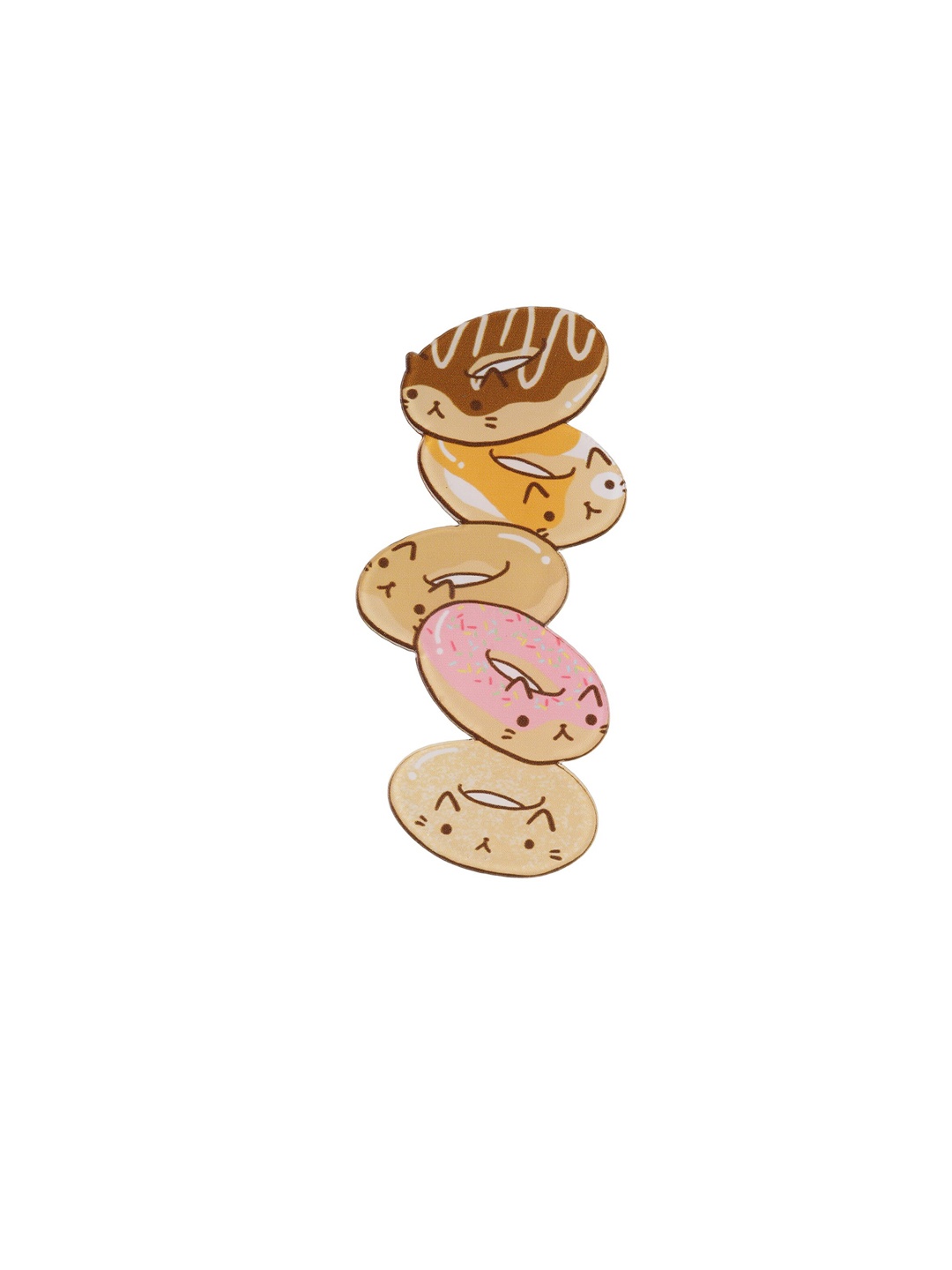 

Arendelle Kids Brown & Pink I Love Donut's Brooch Pin