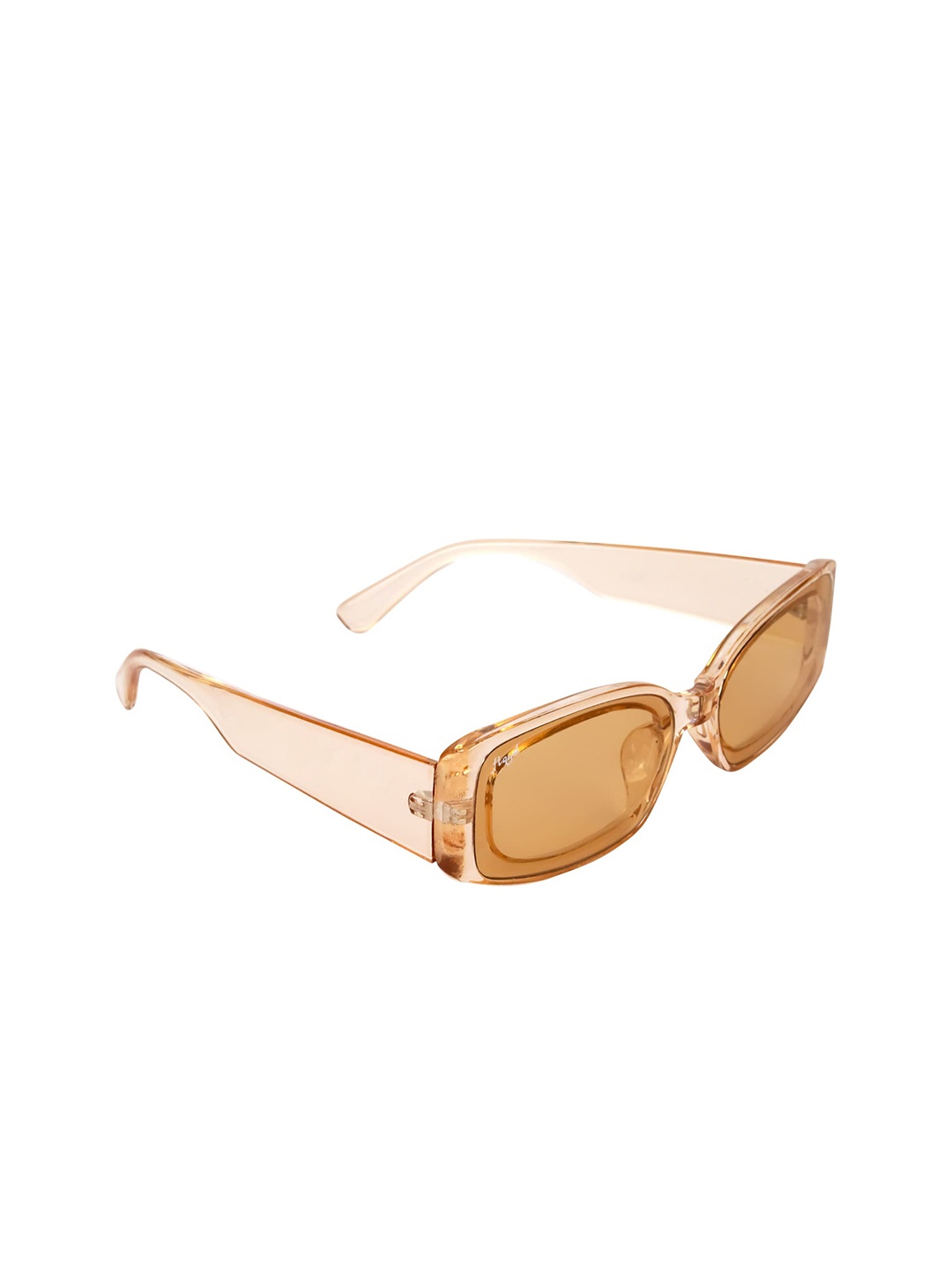 

Floyd Unisex Transparent & Brown UV Protected Rectangle Sunglasses Solad_TrpBrn_brn
