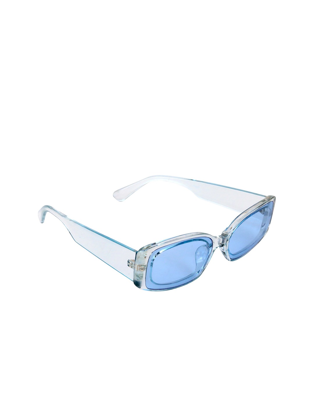 

Floyd Unisex Transparent UV Protected Rectangle Sunglasses Solad_TrpBl_Blu