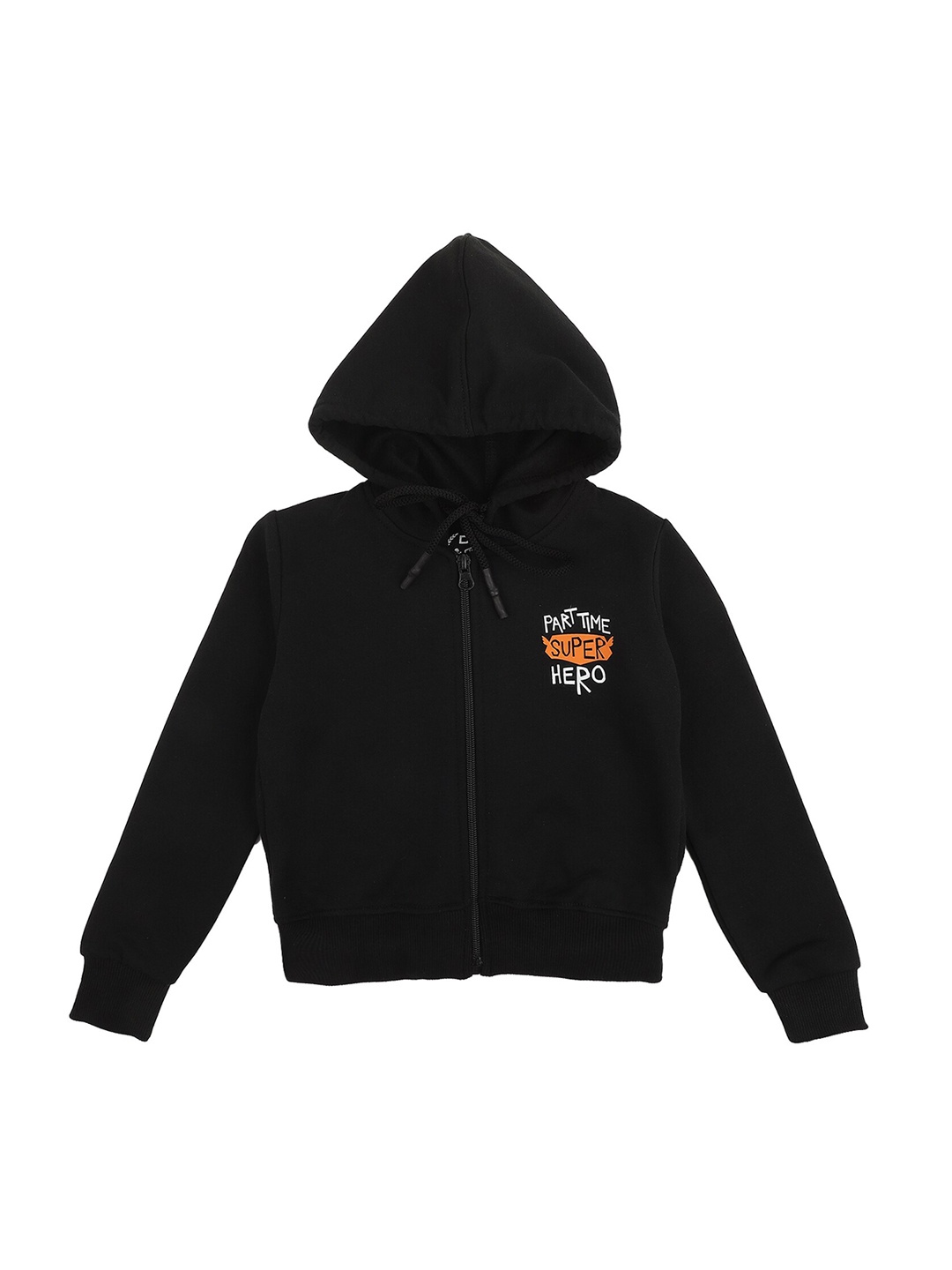 

DYCA Boys Black Fleece Lightweight Crop Bomber Jacket