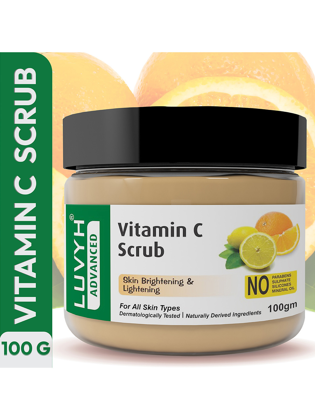 LUVYH Advanced Vitamin C Scrub for All Skin Types - 100 g