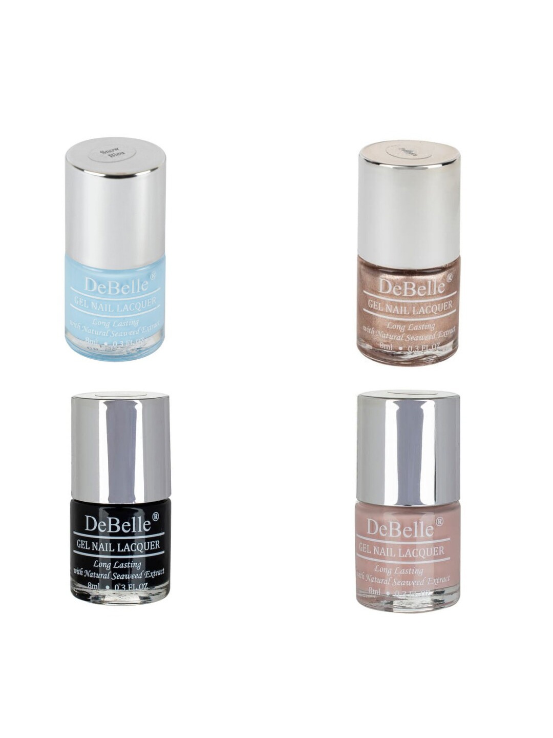 

DeBelle Set of 4 Tropical Island Pastels Gel Nail Lacquers - 8ml Each, Multi