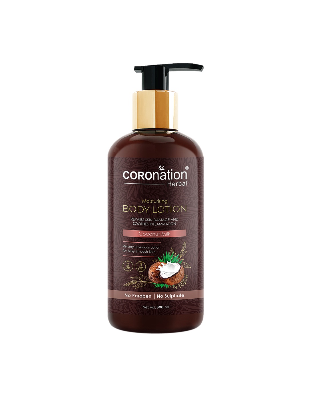 

COROnation Herbal Coconut Milk Moisturising Body Lotion - 300 ml, Brown