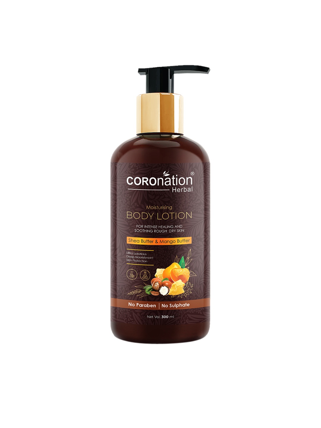 

COROnation Herbal Shea Butter & Mango Butter Moisturising Body Lotion - 300 ml, Brown