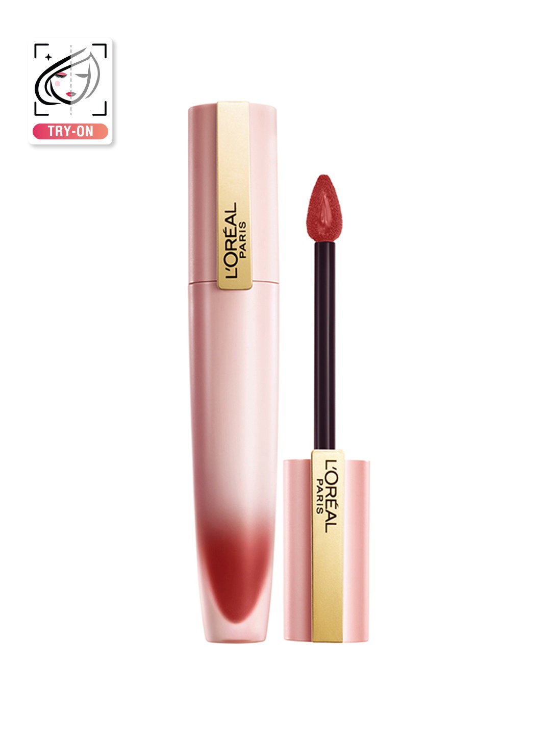 

LOreal Paris Chiffon Signature Liquid Lipstick 7ml - Impassion 222, Brown