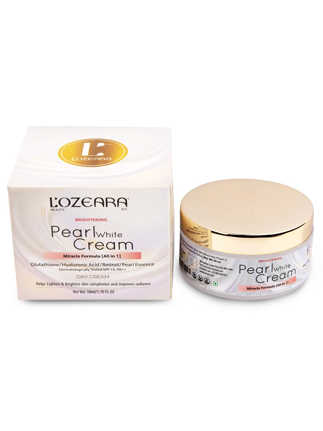 

LOZEARA BEAUTY N.Y Brightening Pearl White Day Cream 50 ml
