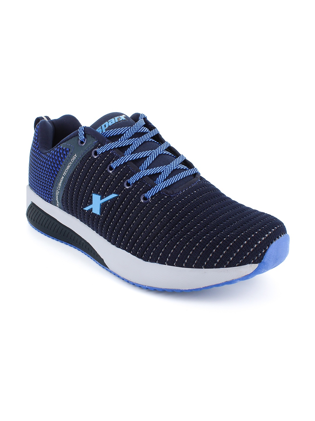 

Sparx Men Navy Blue Mesh Running Non-Marking Shoes