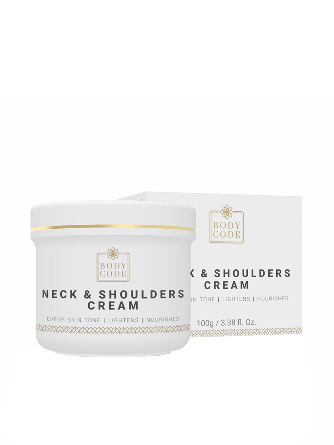 

BODY CODE Vegan Neck and Shoulder Cream 100 gm, White