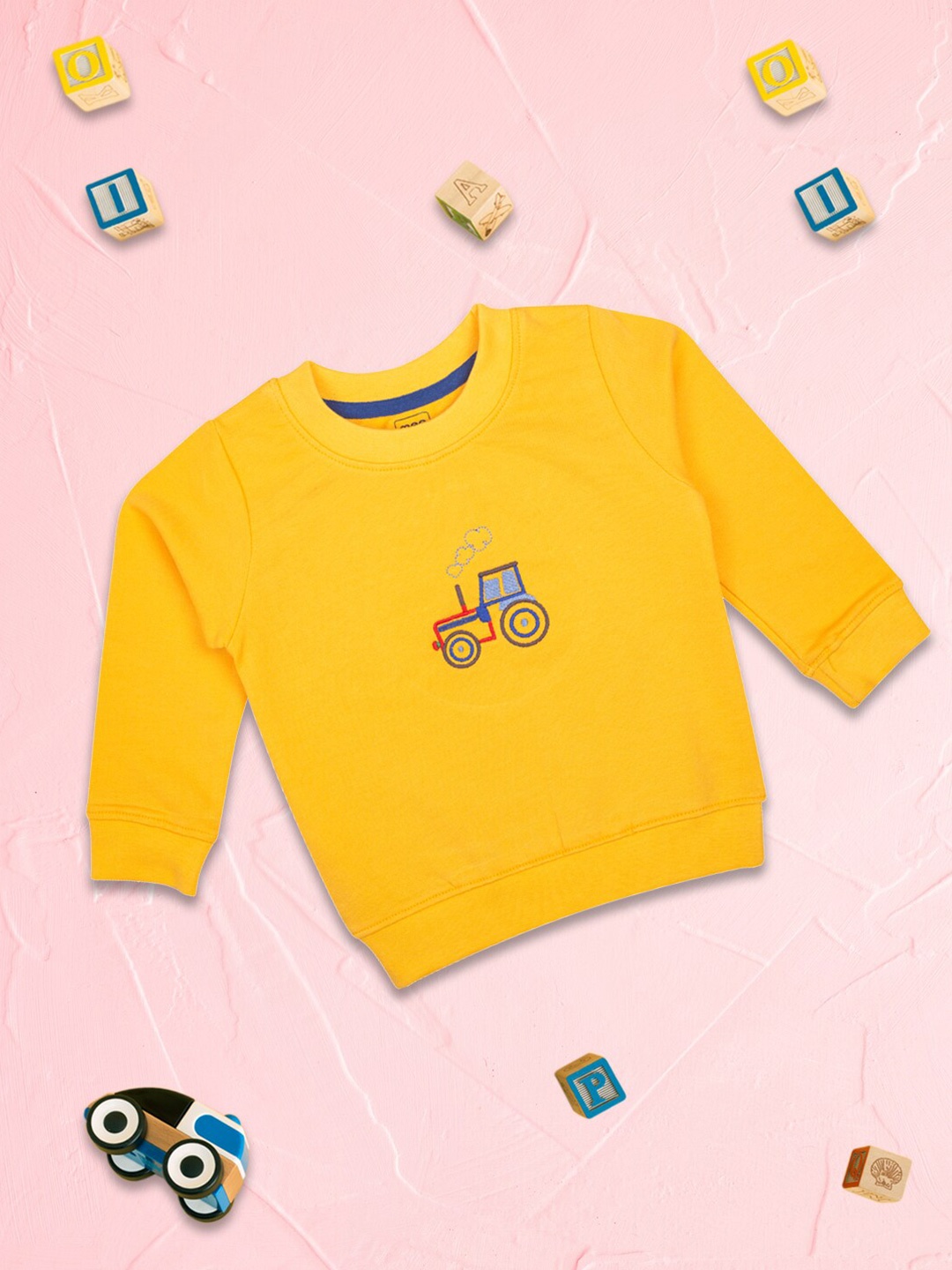 

MeeMee Boys Yellow Printed T-shirt