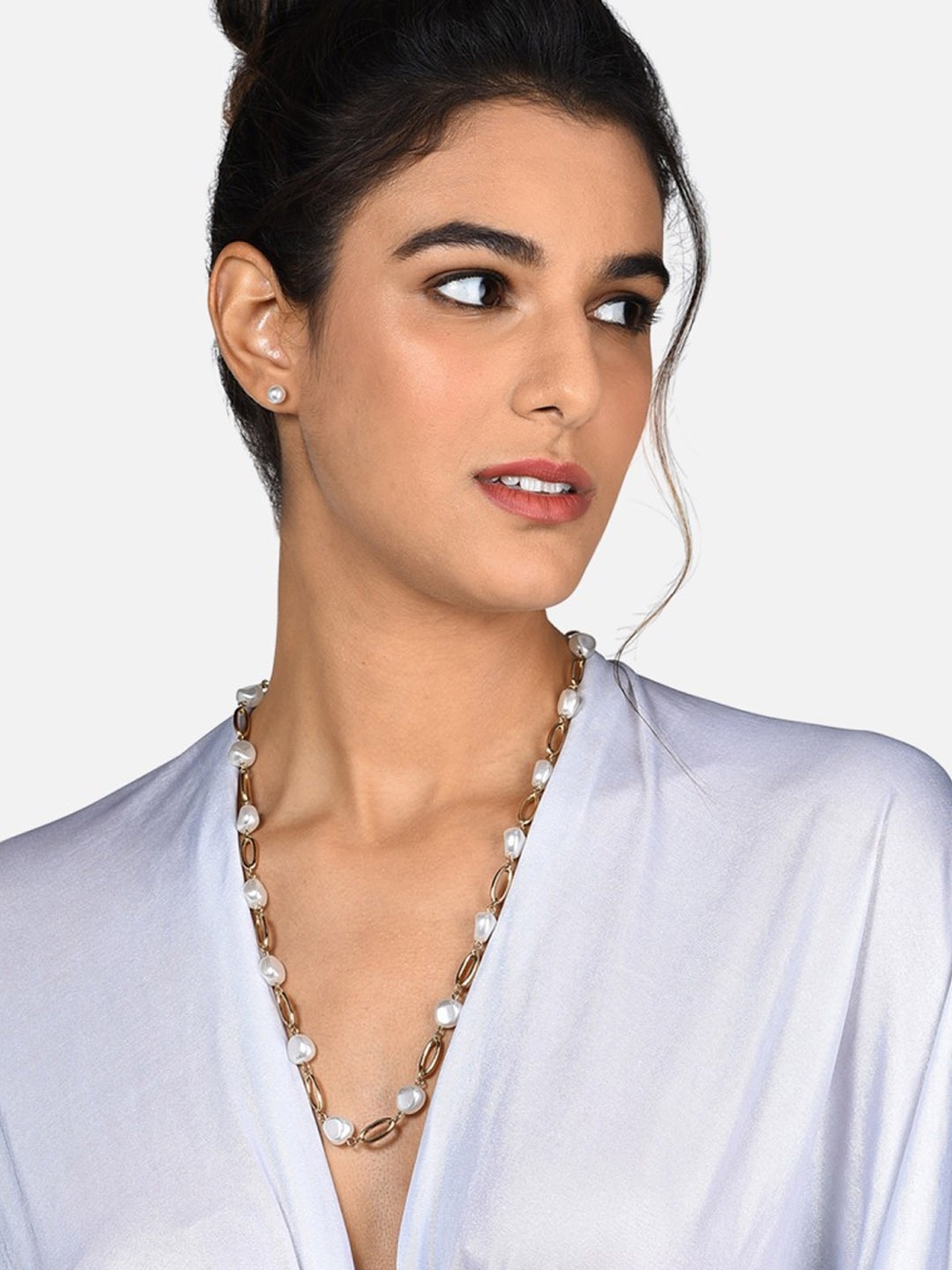 

AMI Gold-Toned & White Gold-Plated Chain