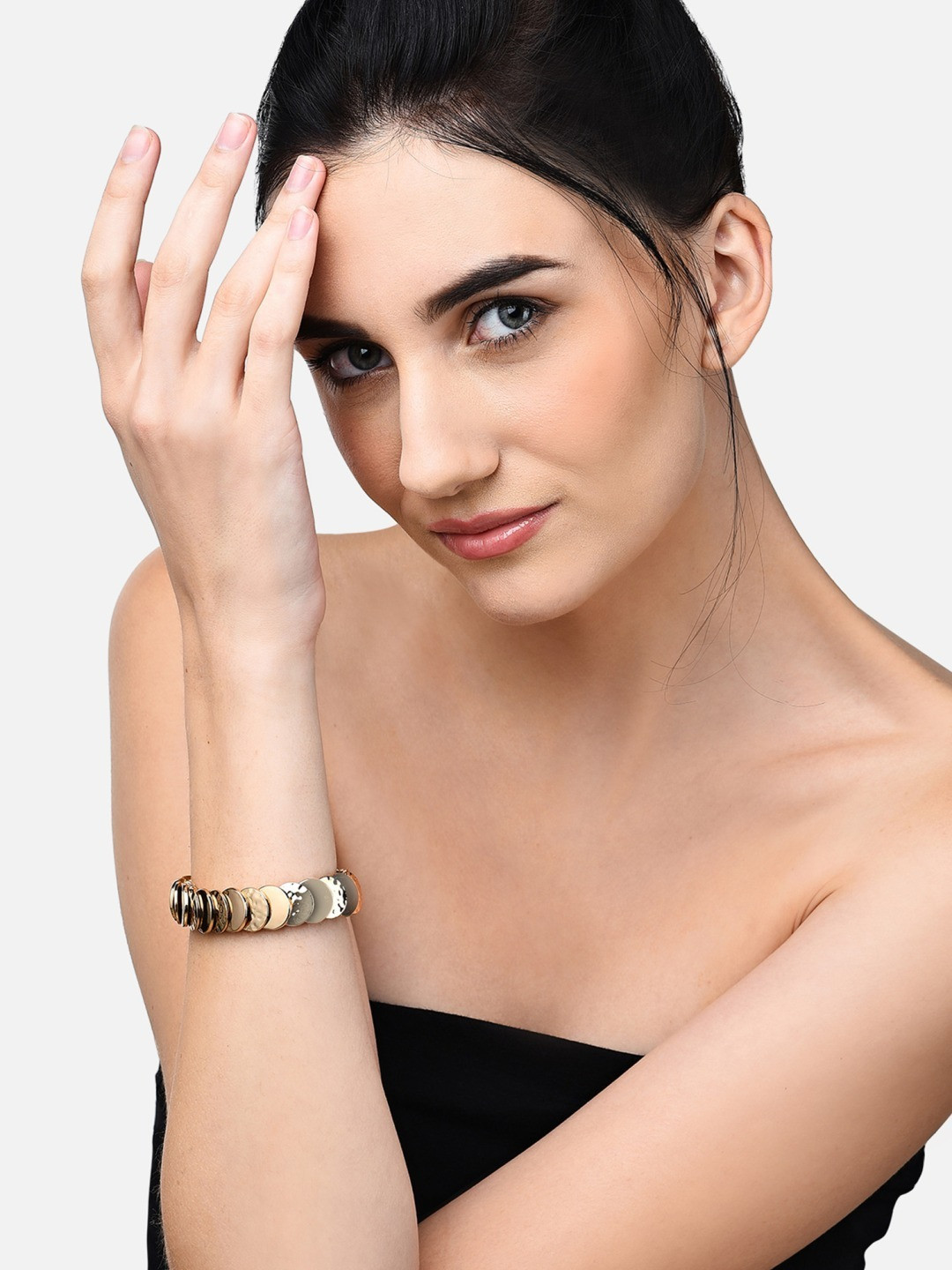 

AMI Women Gold-Toned Gold-Plated Bracelet