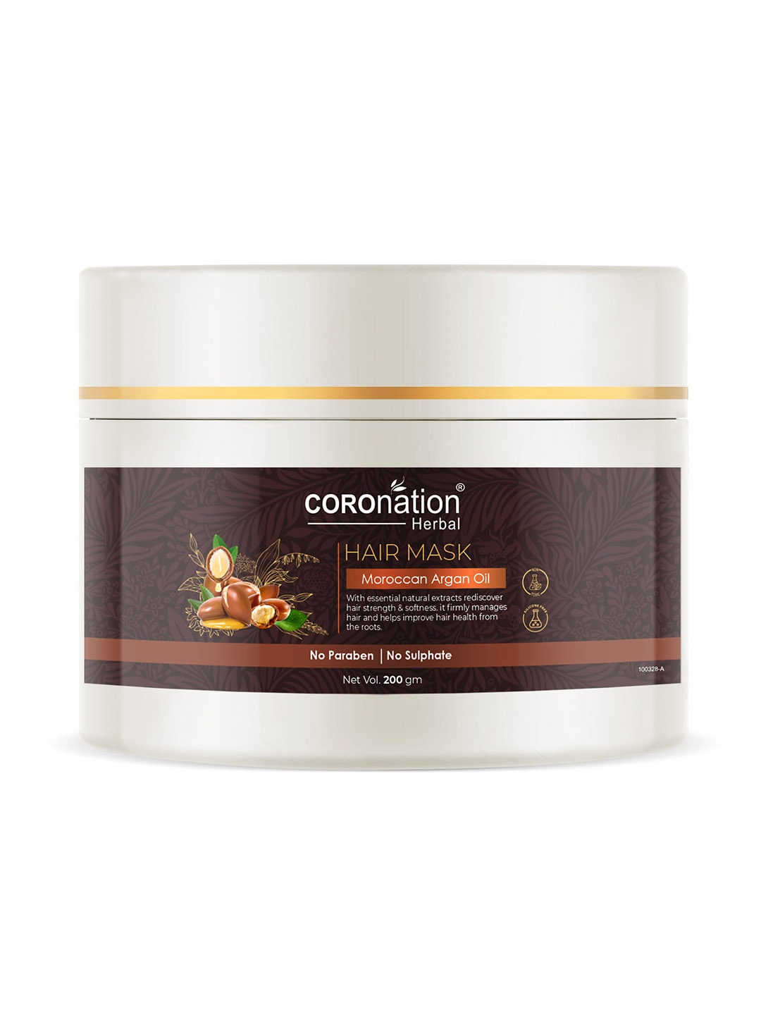 

COROnation Herbal Moroccan Argan Oil Hair Mask 200 gm, Brown