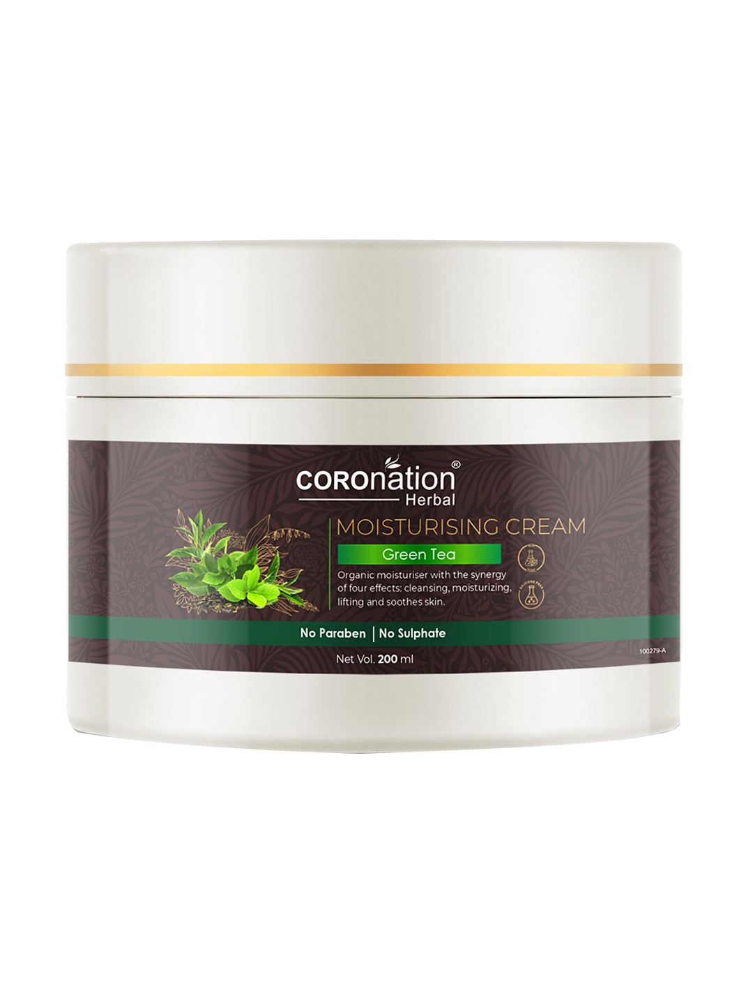 

COROnation Herbal Fuji Matcha Green Tea Moisturising Cream 200 ml, Brown