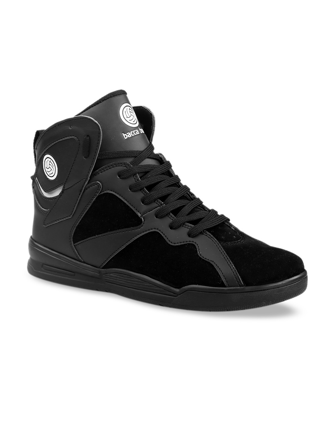 

bacca bucci Men Black Colourblocked Sneakers