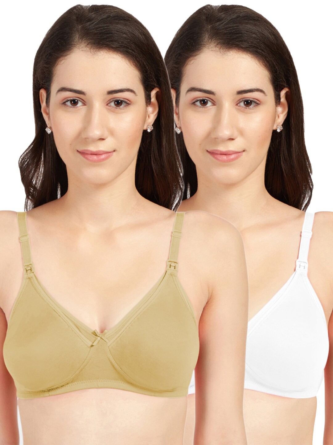 

Sonari Set Of 2 Beige & White Nursing Bra