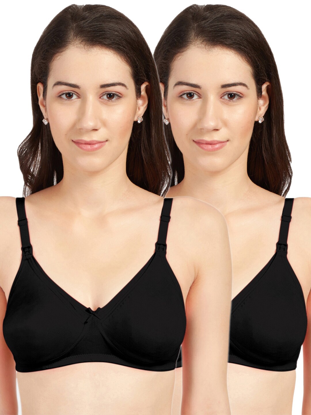 

Sonari Pack Of 2 Black Maternity Bra