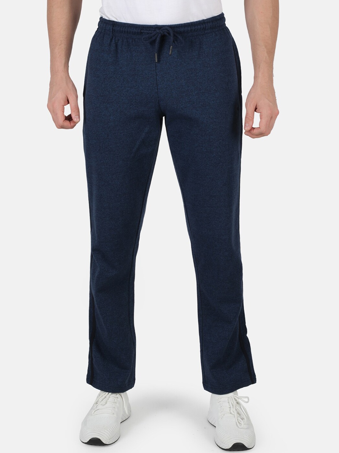 

Monte Carlo Men Navy Blue Solid Track Pants