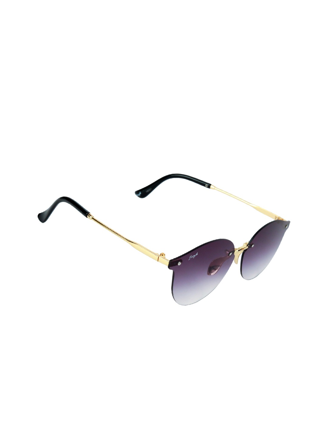 

Floyd Unisex Purple Lens & Gold-Toned Butterfly Sunglasses with UV Protected Lens