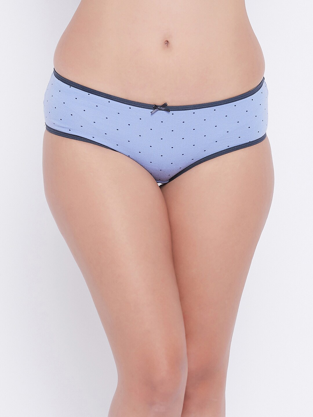 

Clovia Women Blue Polka Dots Printed Hipster Briefs - PN2990A033XL