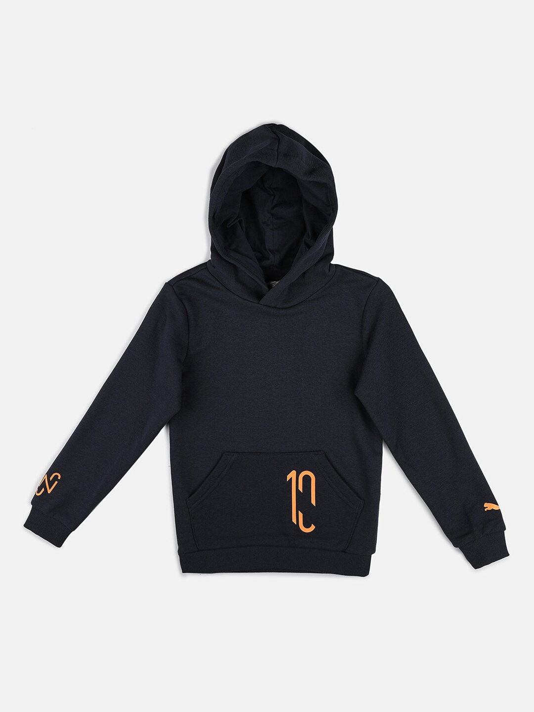 

Puma Unisex Kids Blue Printed Hooded Sweatshirt