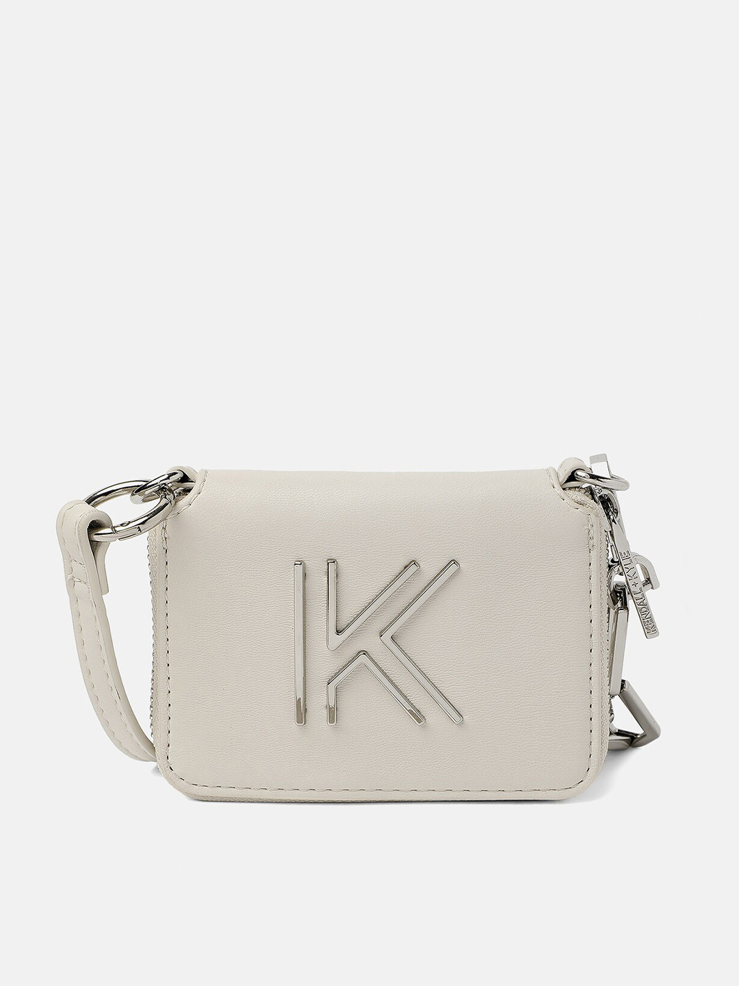 

KENDALL & KYLIE White Embellished Purse Clutch