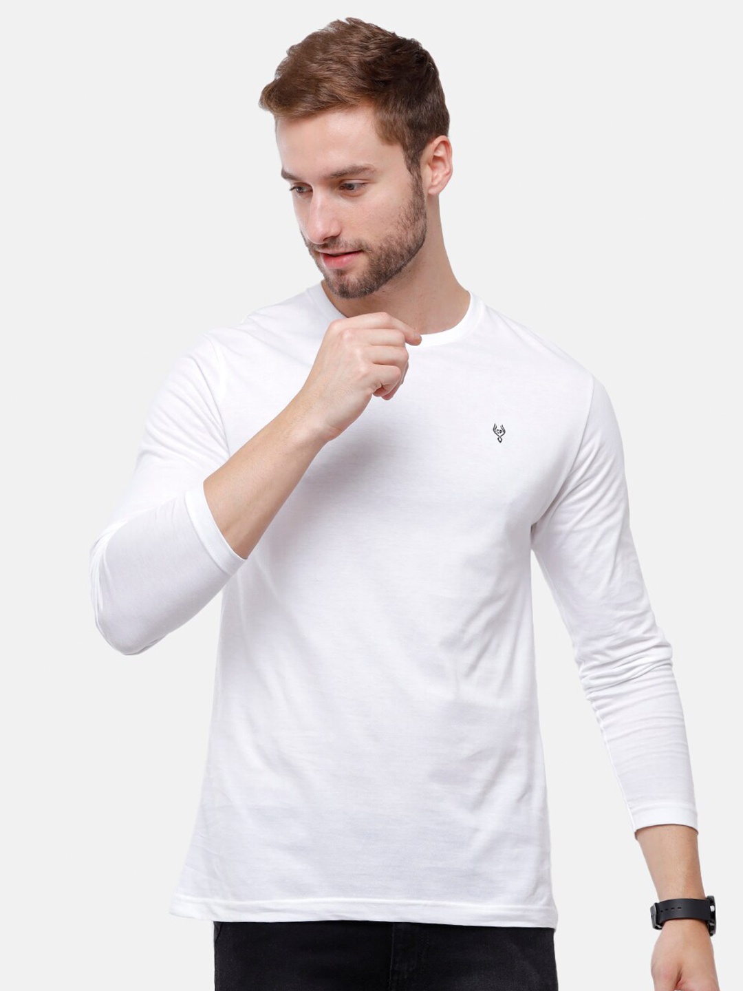 

Classic Polo Men White Slim Fit T-shirt