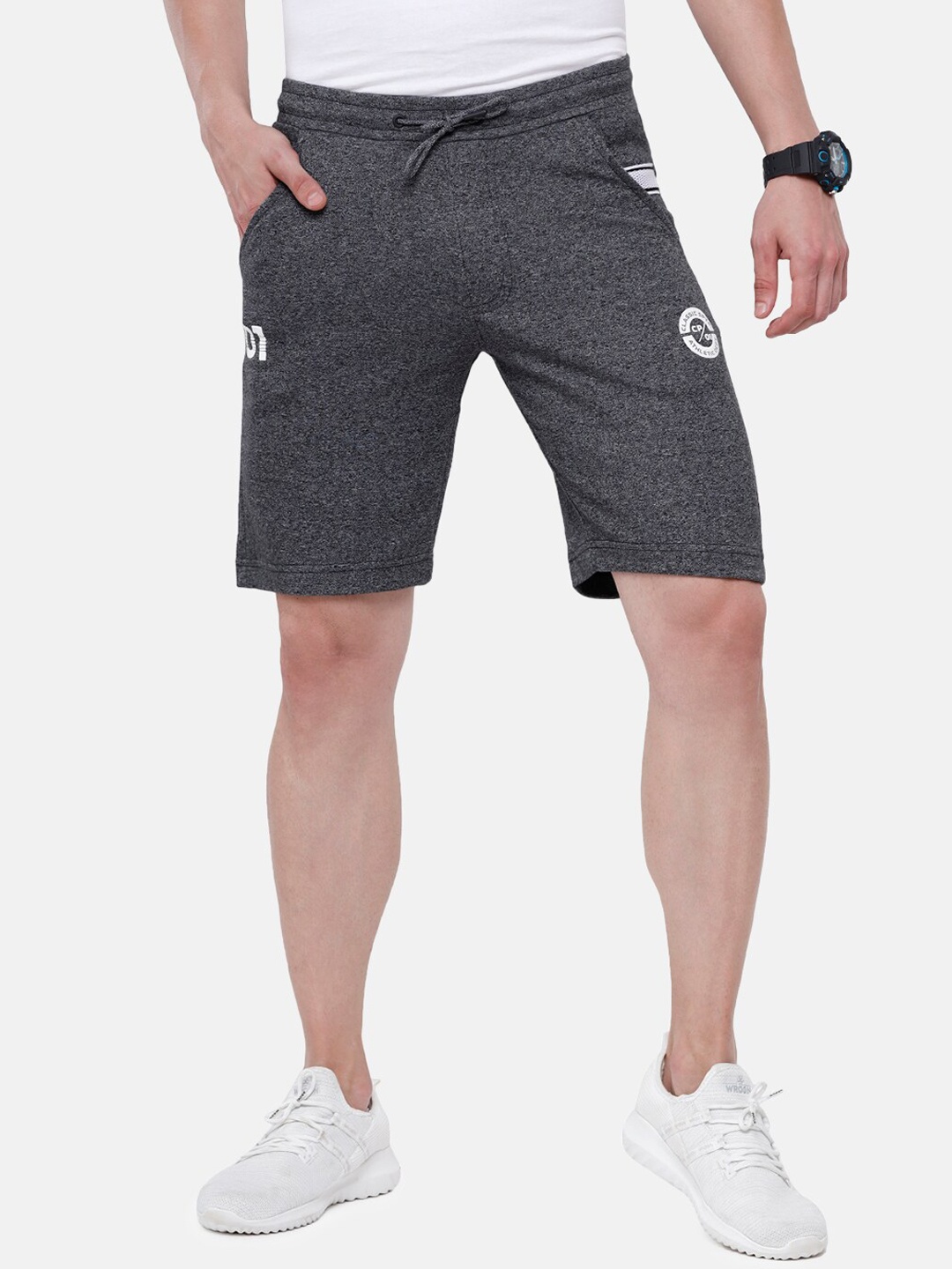 

Classic Polo Men Black Slim Fit Sports Shorts