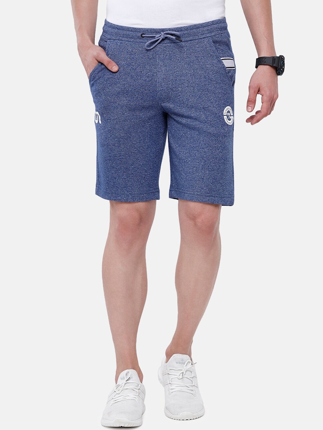 

Classic Polo Men Blue Slim Fit Sports Shorts