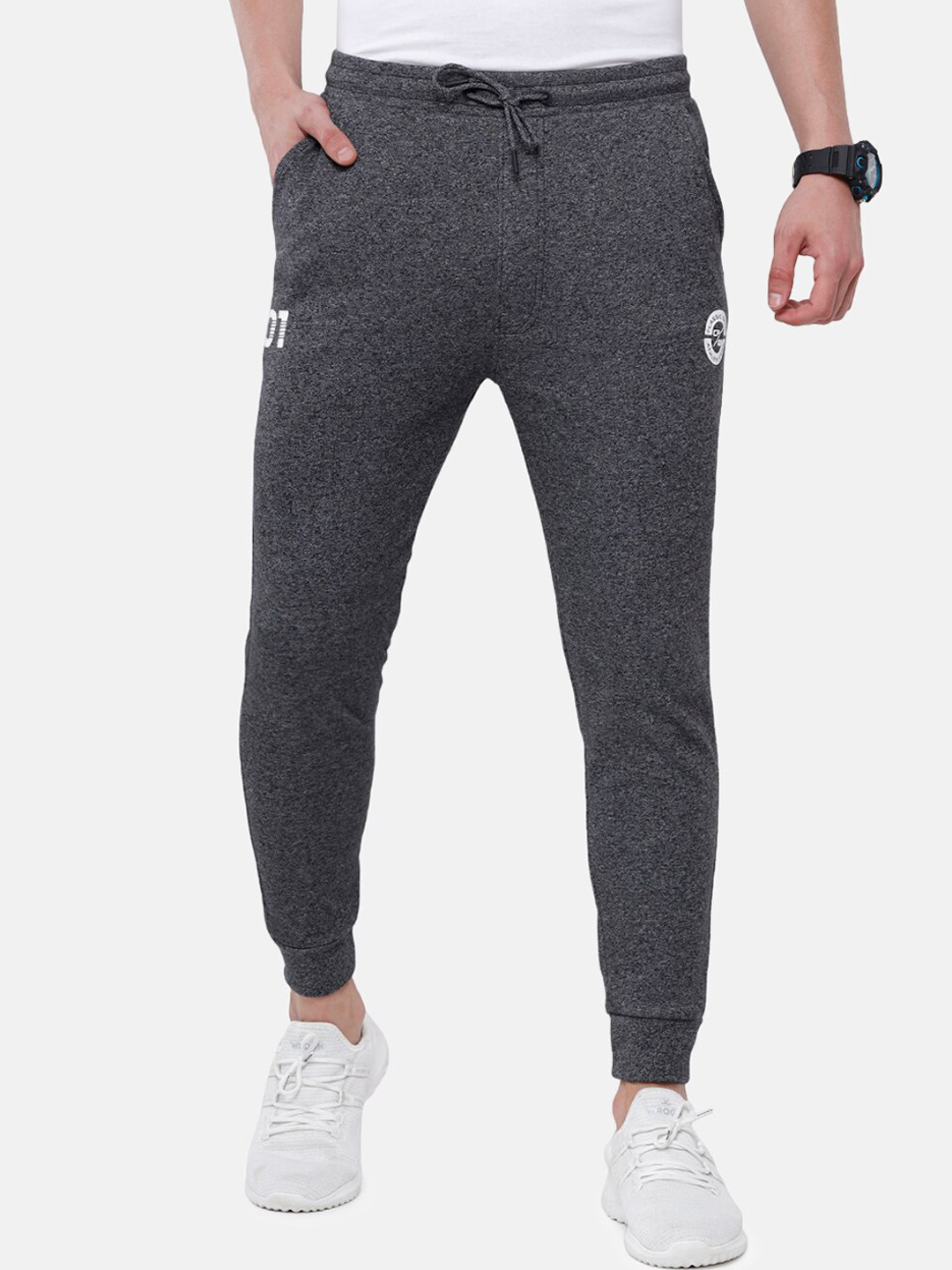 

Classic Polo Men Grey Solid Slim Fit Joggers