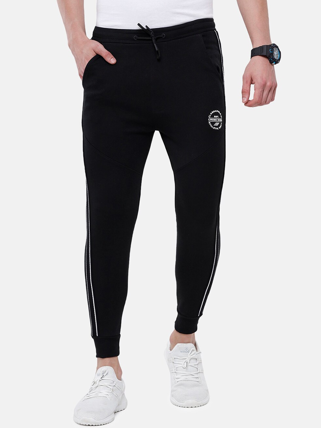 

Classic Polo Men Black Solid Slim-Fit Joggers