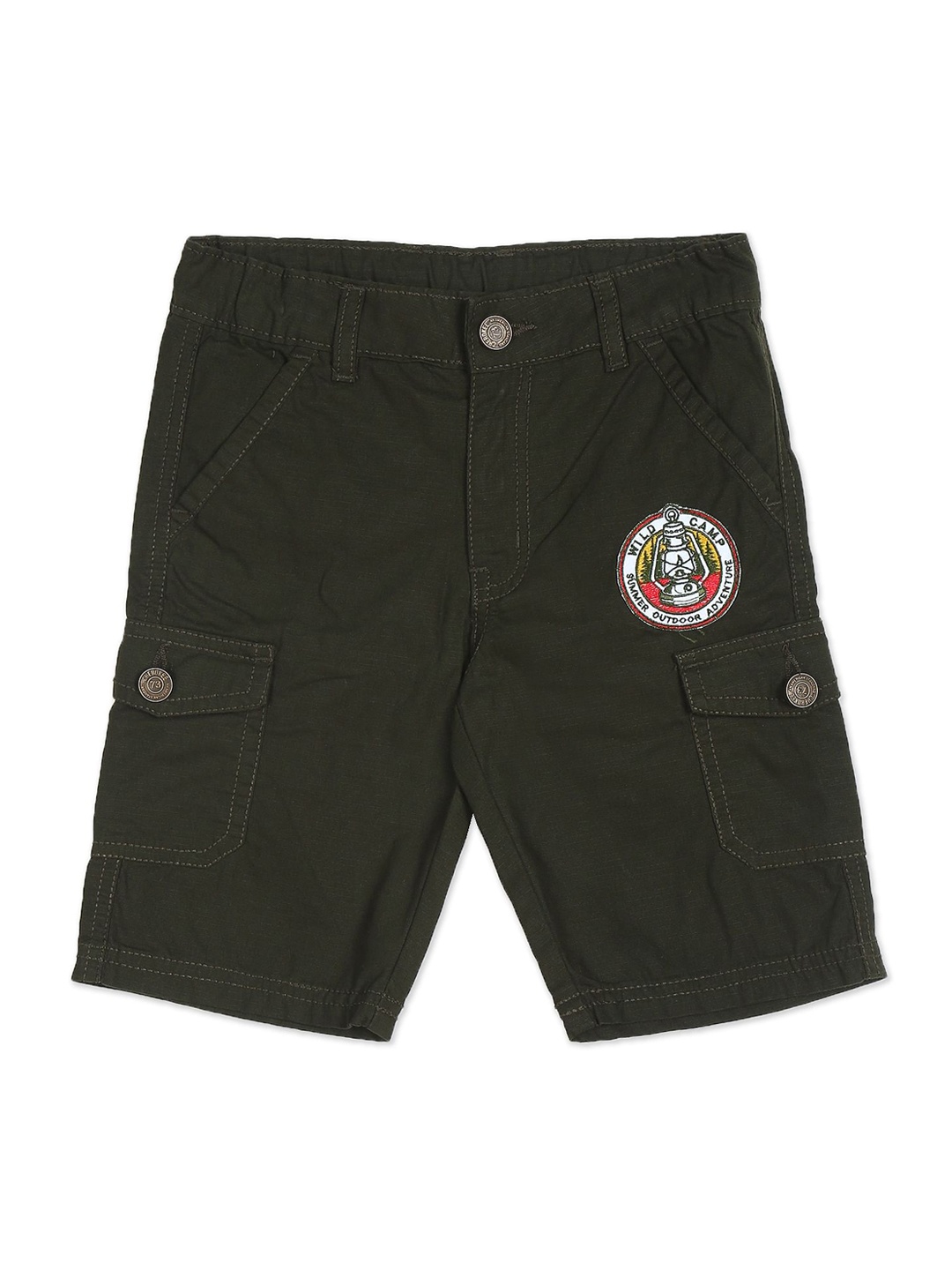 

Cherokee Boys Green Cargo Shorts